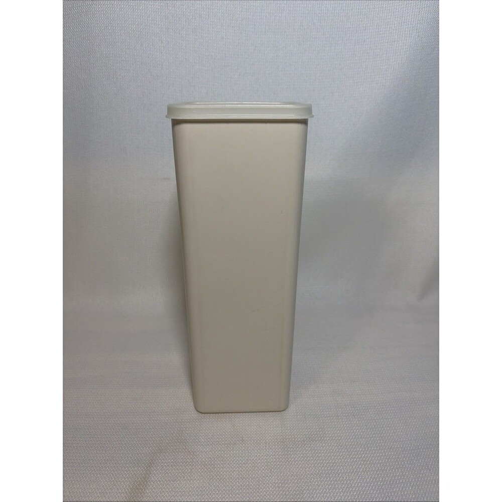 Vintage Almond Tupperware Cheese Keeper Storage Container Holder #1696 NO TRAY